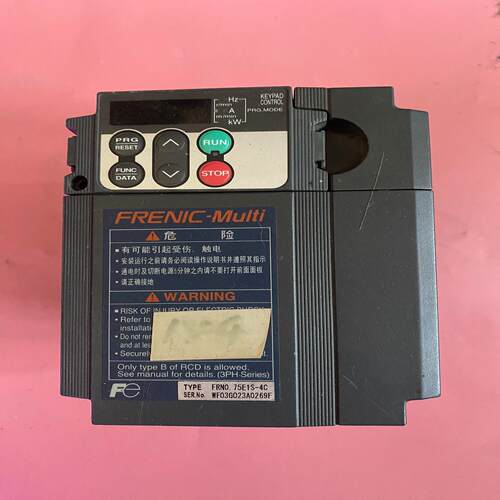 富士变频器 FRNO.75E1S-4C 测试