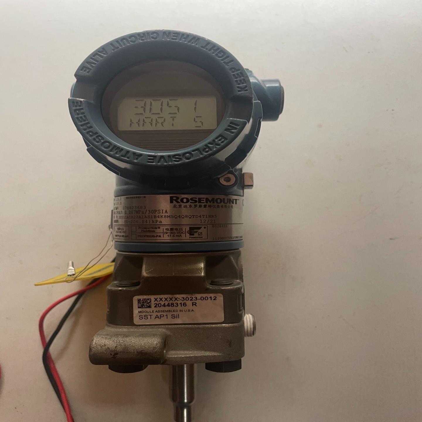 罗斯蒙特3051CA1A22A绝压的