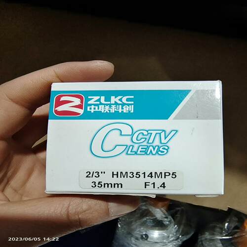 ZLKC中联科创 HM3514MP5 35MM 工业镜头