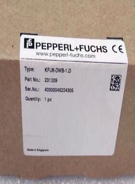 倍加福PF原装继电器KFU8-DWB-1.D