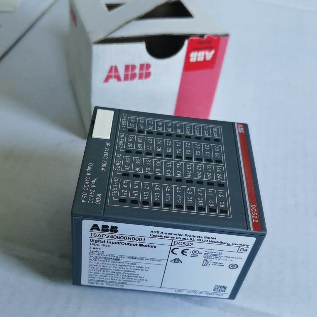 （设备配件）ABB机器人DC522  1SAP240600R0001模块