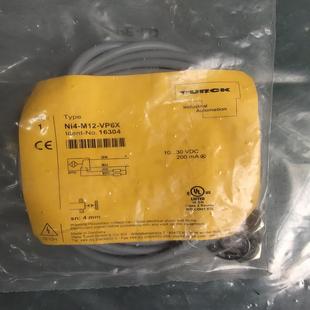 正品 VP6X TURCK图尔克 M12 现 Ni4 全新原装