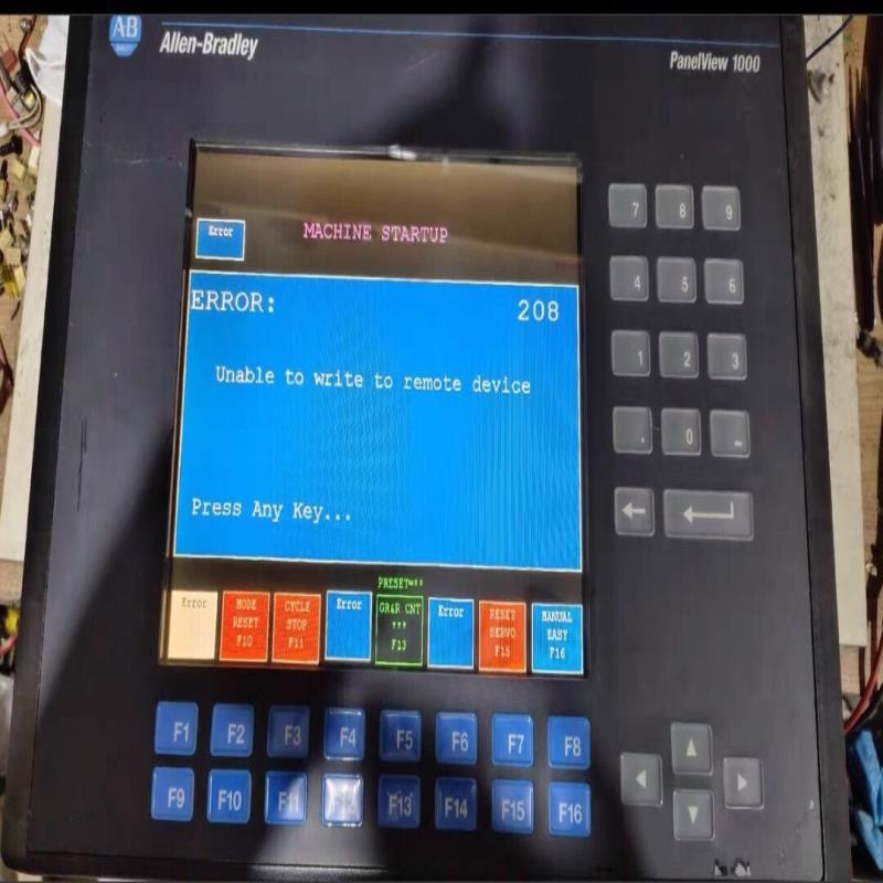 (设备配件)AB触摸屏2711-K10C1,功能包好。