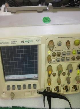 安捷伦DSO5014A示波器100m/2GS四端口，开机如图