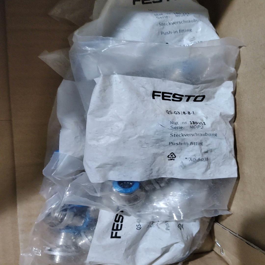FESTO费斯托 快插接头 QS-G3/8-8-I 1861