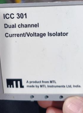 （请询价）Mtl  ICC-301 英国MTL信号隔离器， 拆机I议价