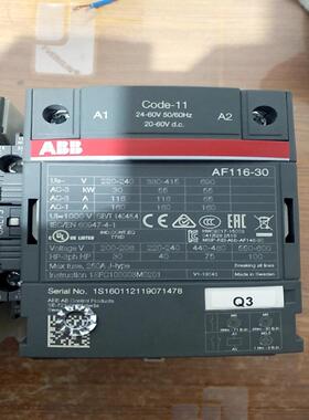 （请询价）AF116一30  ABBAC24V接触器3台功能完好1议价