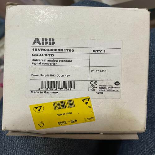 CC-U/STD ABB模拟信号转换器 1SVR040000