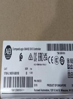1769-L16ER-BB1B 全新AB原装PLc现货 议价