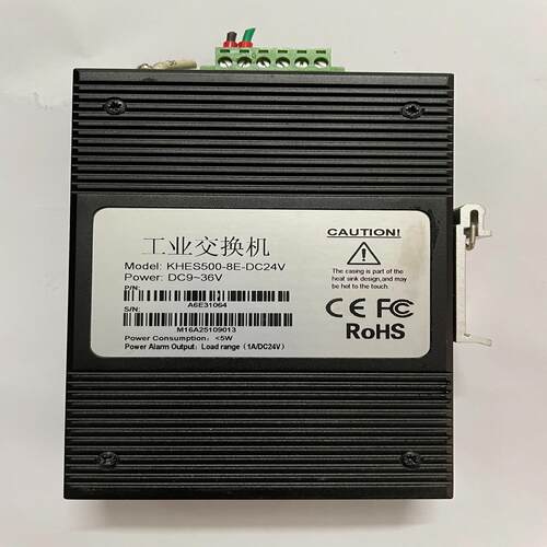 工业交换机KHES500-8E-DC24V 现货