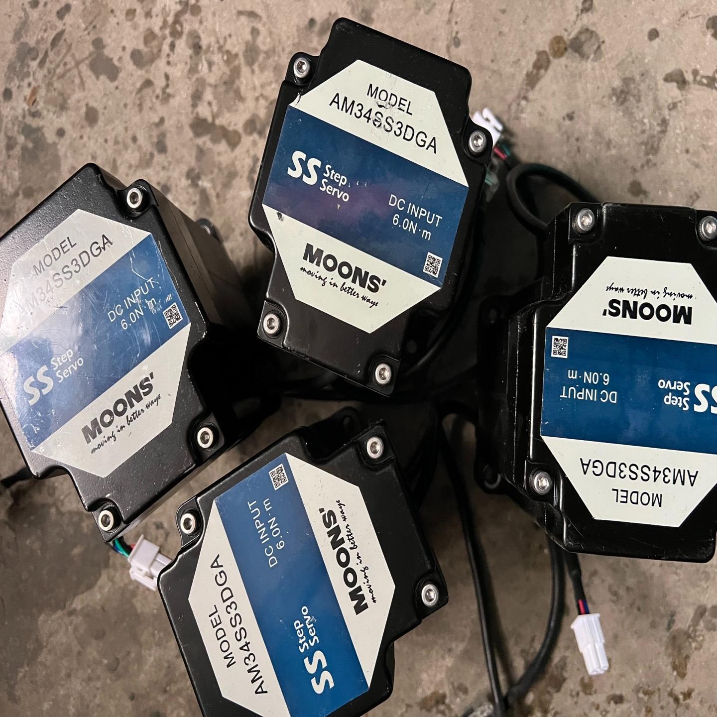 [德峰]电机AM34SS3DGAMOONS拆机9，成新，，鸣志