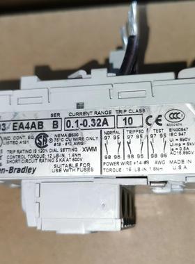 193-EA4AB 193-EA4CB AB热过载保护继电器