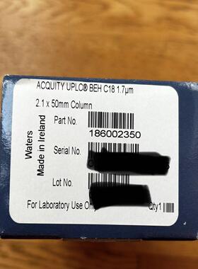 沃特世ACQUITY UPLC BEH C18 液相色谱柱，