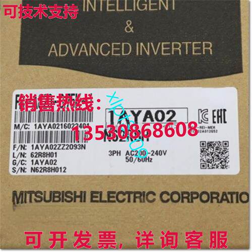 原装供应FR-A820-0.75K-1  逆变器 FRA8200.75K1  /