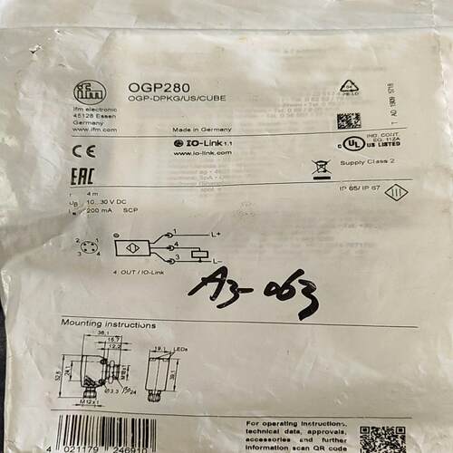 易福门传感器OGP280