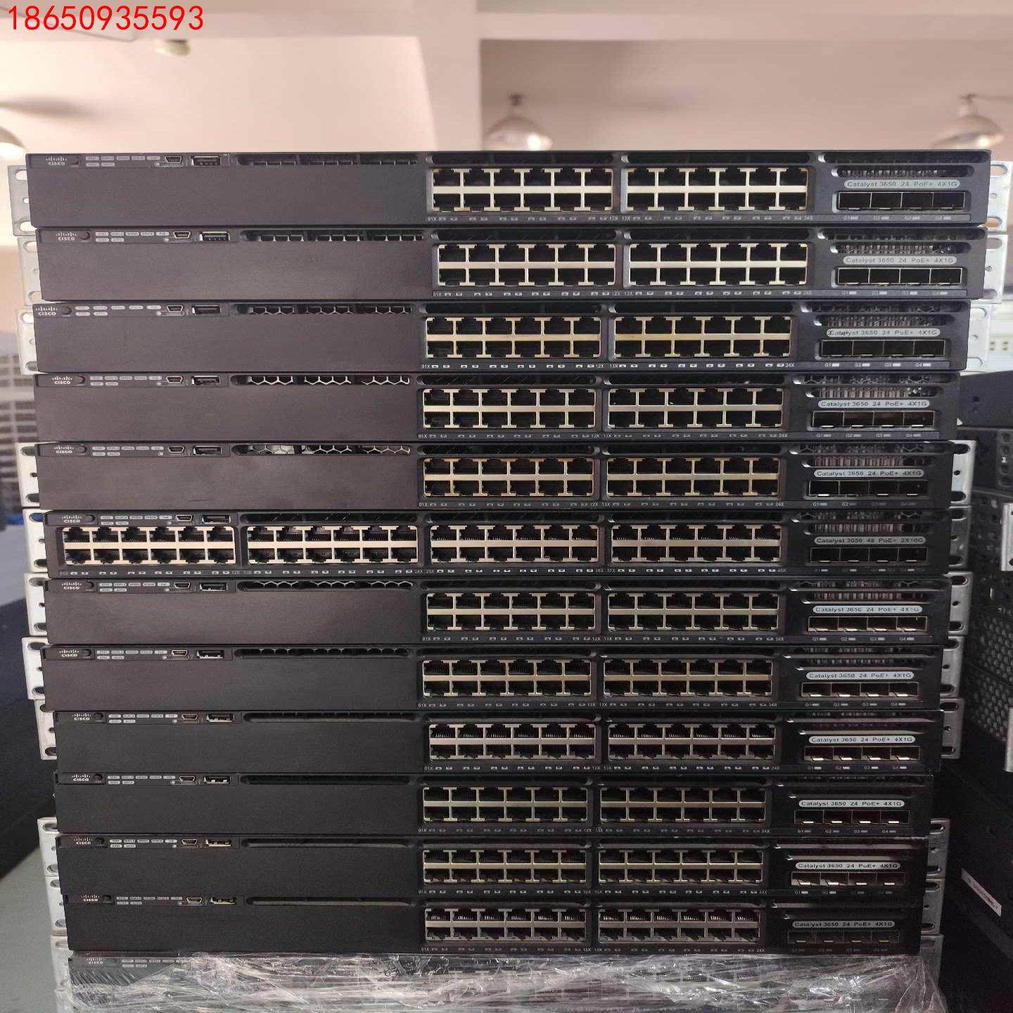 思科 WS-C3650-24PS-S  上海现货 原装二手