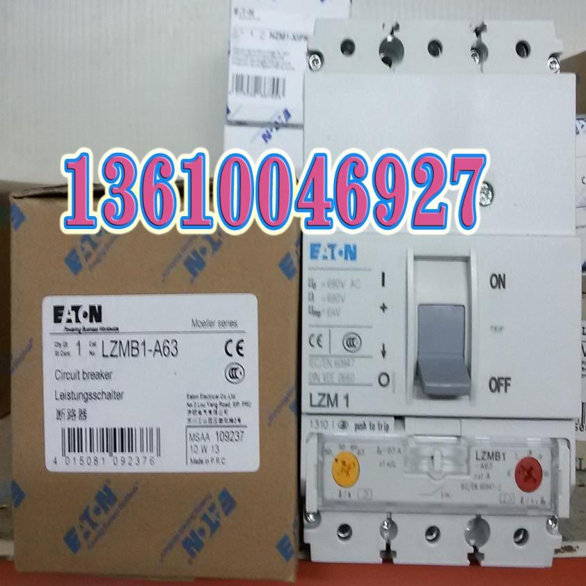 EATON MOELLE塑壳断路器LZMB1-A63议价