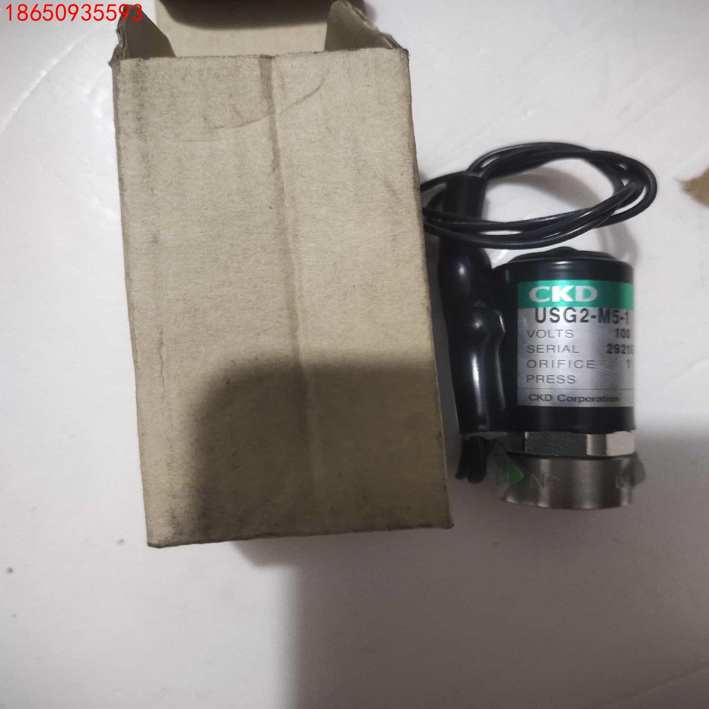 全新正品CKD不锈钢电磁阀USG2－M5－1－AC100V小