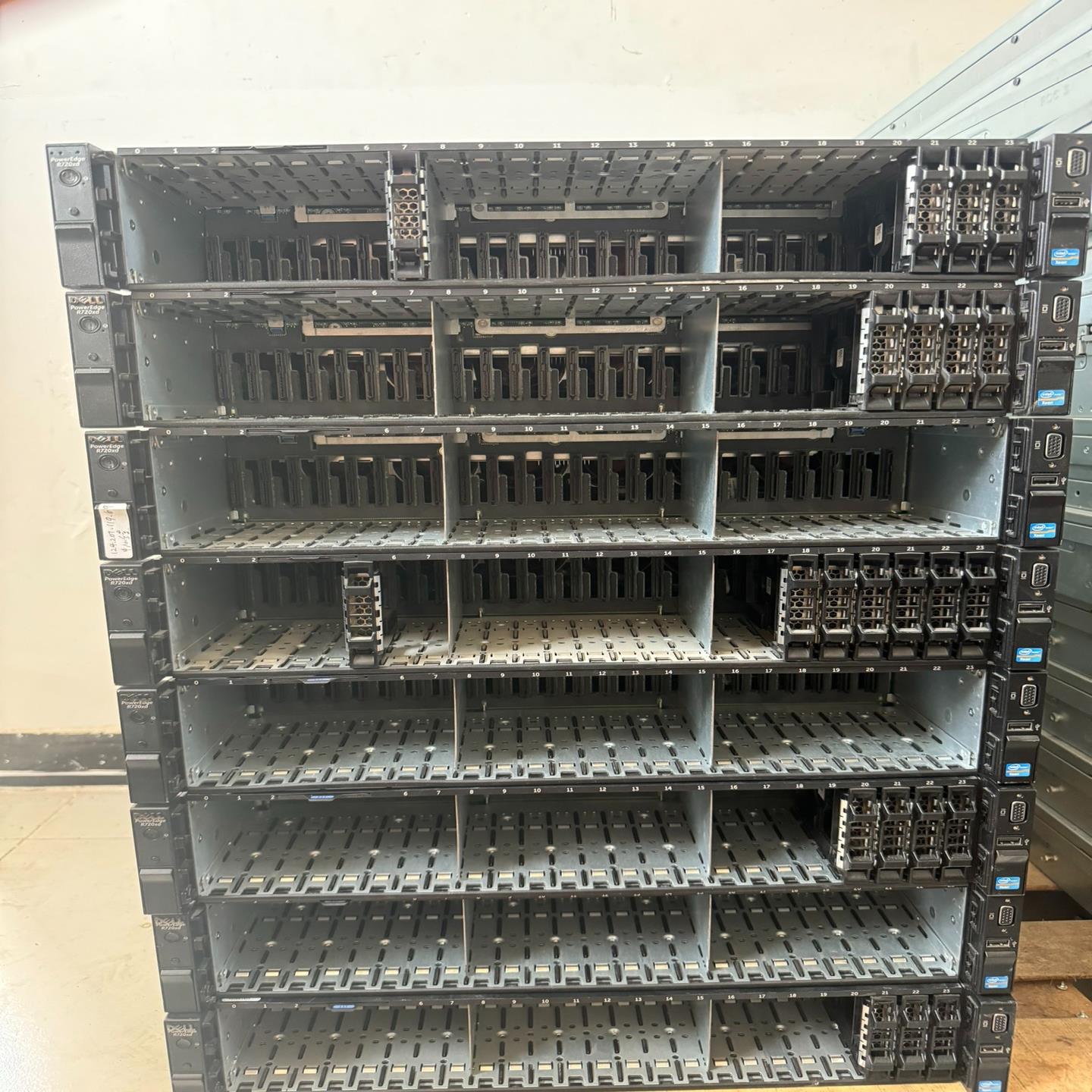 Dell r720xd 2.5寸24盘位机器 R720xd