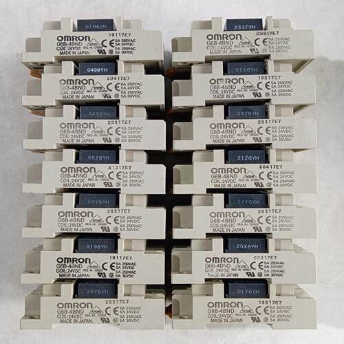 正品继电器模组：G6B-4BND、G6B-47BNB。