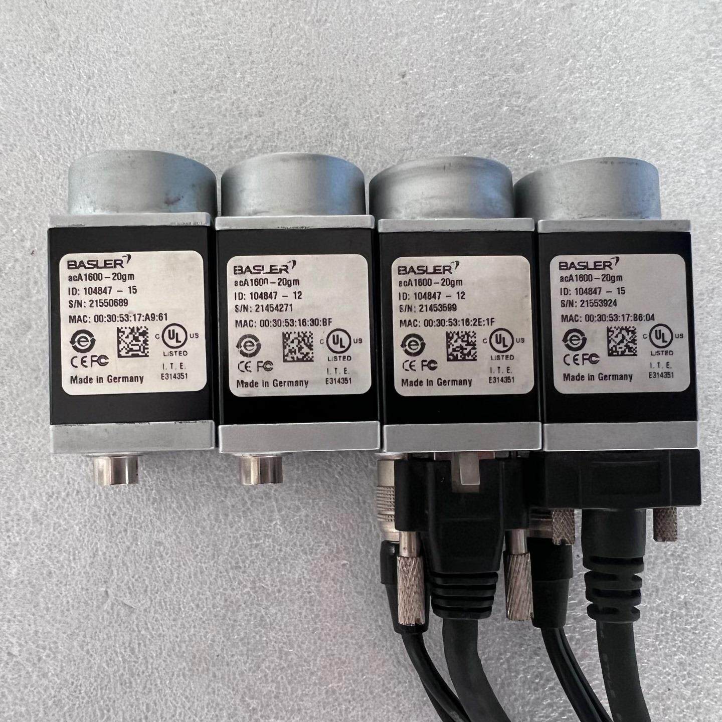 巴斯勒相机acA1600-20gm，，外壳有