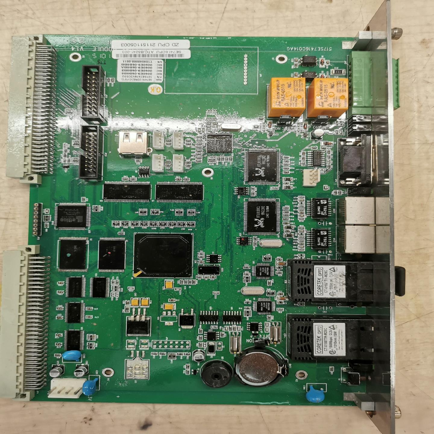 （设备配件）CPU板卡一张带核心79RC32K438 266BBC