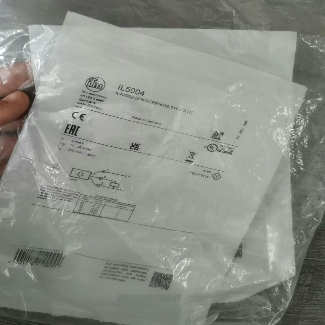 全新原装德国IFM易福门IL5004电感式接近开关传感器IL