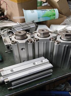 SMC薄型气缸RZQF40-8-5有4个成色很好80
