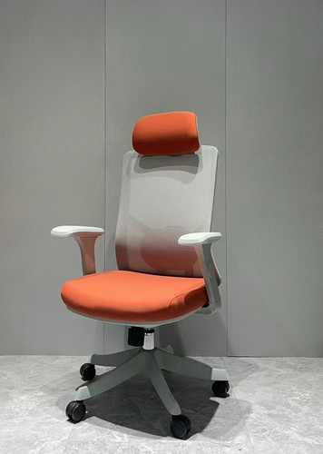 人体工学办公椅电脑椅老板书房办公椅带头枕时尚会议椅4DPU扶手椅