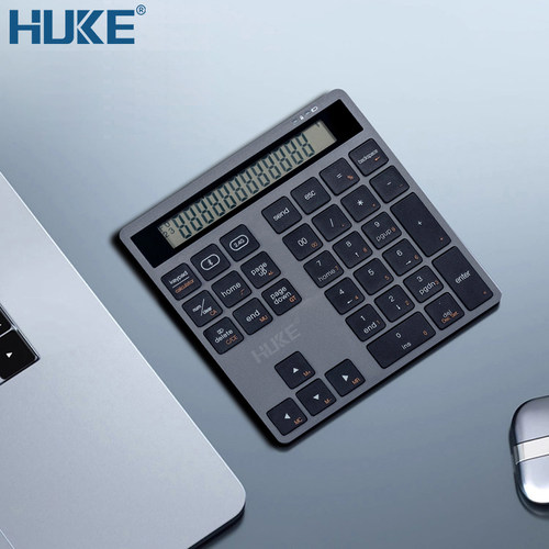 HUKE无线蓝牙数字小键盘usb有线银行会计算账便携适用于苹果微软
