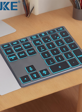 HUKE无线蓝牙数字小键盘财务会计外接适用苹果平板笔记本台式电脑