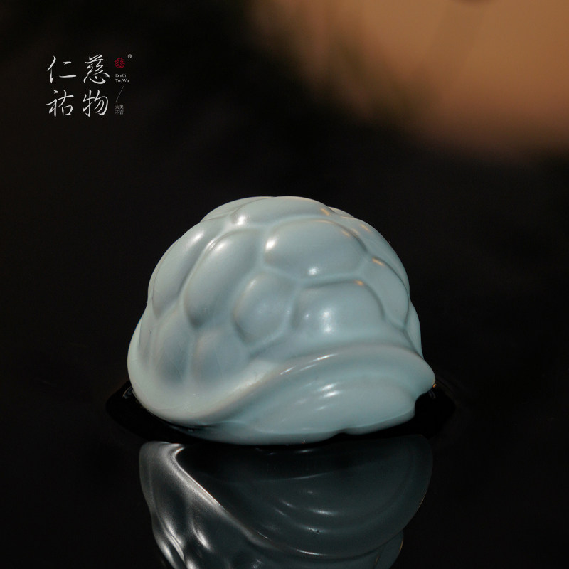 汝窑富甲一方茶宠摆件开片可养茶玩茶道配件茶桌茶几桌面装饰青瓷,餐饮具,茶宠摆件,淘宝优惠券,粉丝福利购,淘宝优惠卷