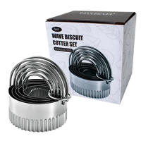 5-piece round stainless steel Cookie mold Cookie Cutter Set thumbnail 2
