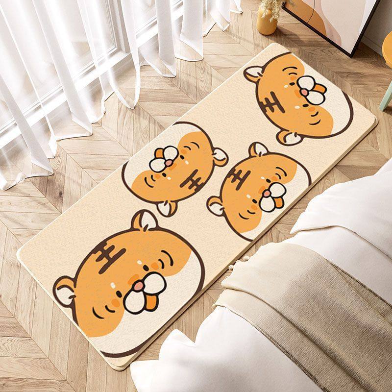 地毯客厅耐脏易打理卡通老虎长条仿羊绒地毯家用保暖少女床边毯,居家布艺,桌布,淘宝优惠券,粉丝福利购,淘宝优惠卷