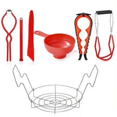 厨房隔热罐头钳夹蒸篮套装七件套