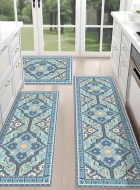 厨房地垫Kitchen mats德芙绒玄关防滑地毯长条阳台客厅地