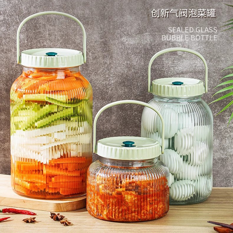 泡菜坛子家用密封罐玻璃食品级腌