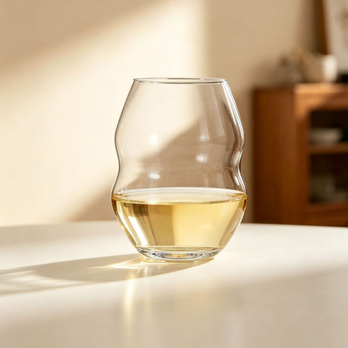 轻奢水晶玻璃大容量无脚葡萄酒杯
