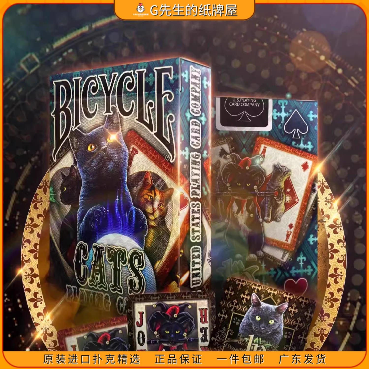 BicycleLisaPaker巫师猫单车牌