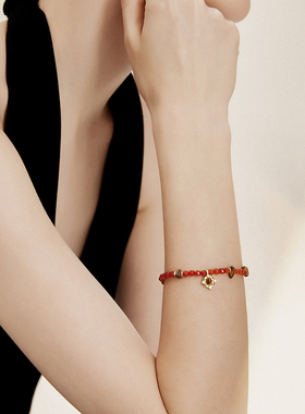 老钱天然虎眼石手链女