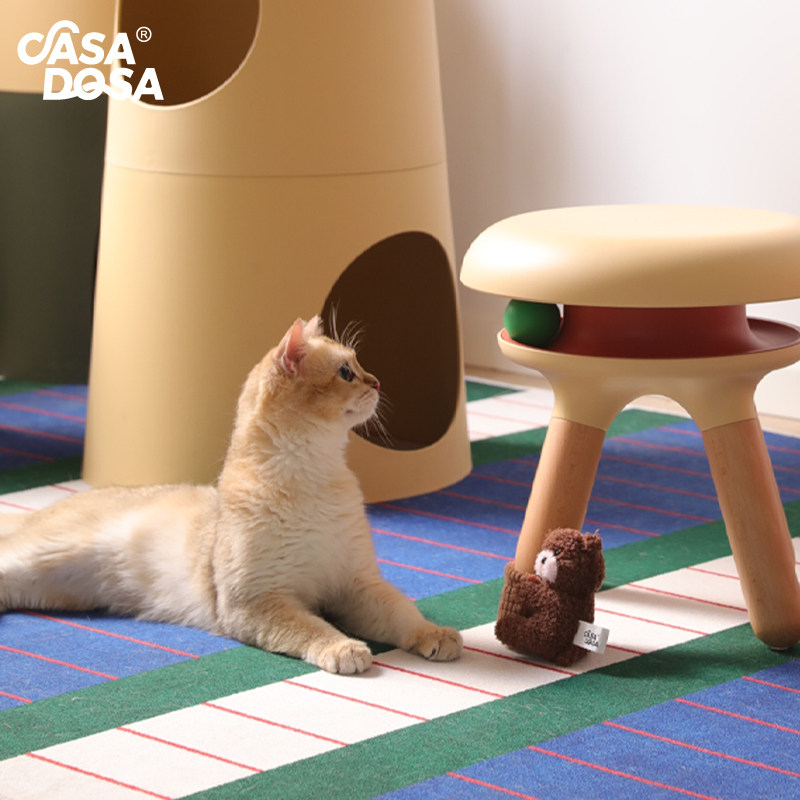 CasaDosa他它生活抱抱熊桌脚套可爱桌椅脚套静音防底板划坏猫玩具