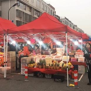 户外遮阳棚雨棚停车折叠帐篷伸缩四脚太阳夜市大伞摆地摊四方防雨