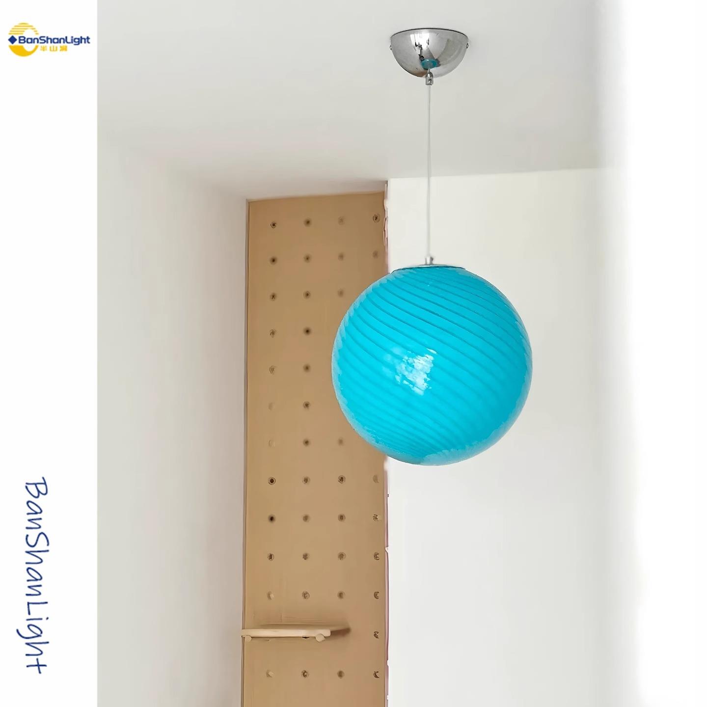 意大利Murano穆拉诺儿童房多巴胺卧室餐厅阿尔卑斯圆球玻璃吊灯