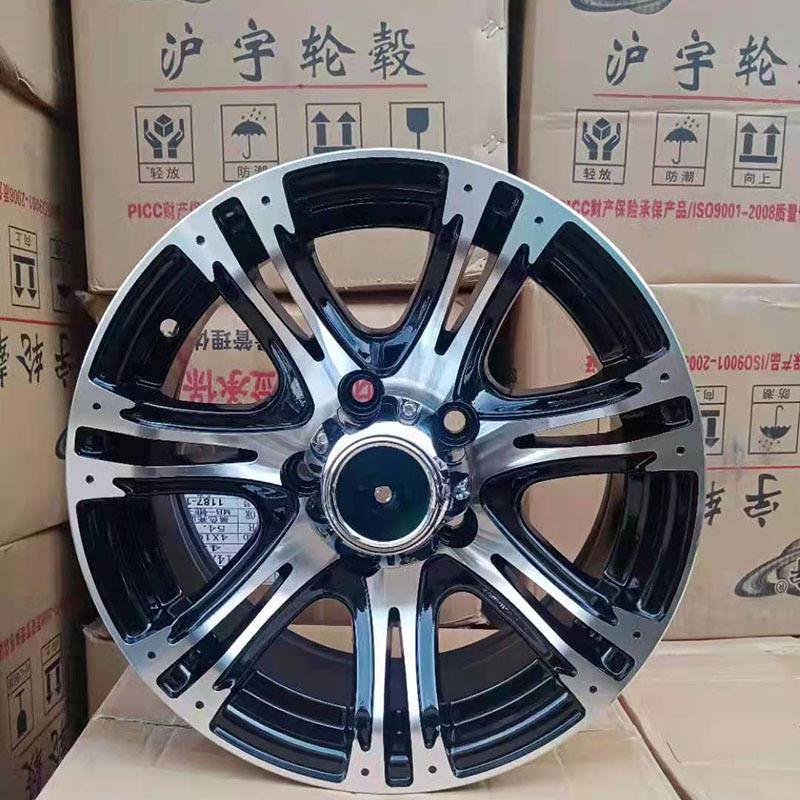 沪宇厂家 14寸5*114.3挂车轮毂 铝合金车轮 载重房车拖车轮毂铝轮
