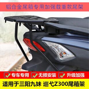 适用三阳joymax快乐骑士Z300巡弋九妹摩托车后货架尾箱架改装配件