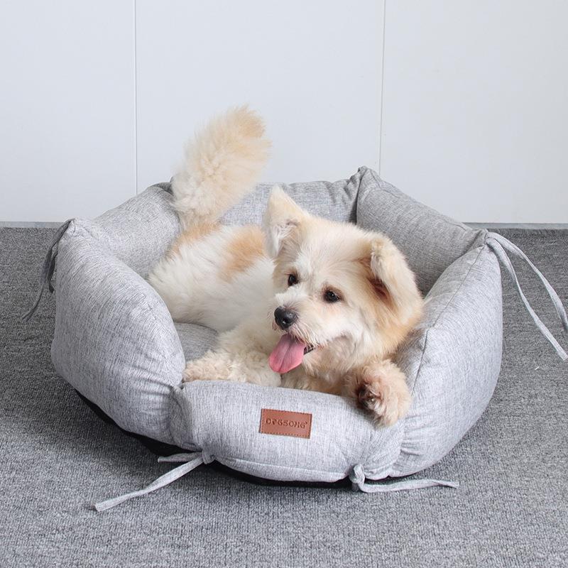 狗窝四季通用夏天可拆洗狗垫子耐咬款小型犬泰迪网红猫窝宠物用品