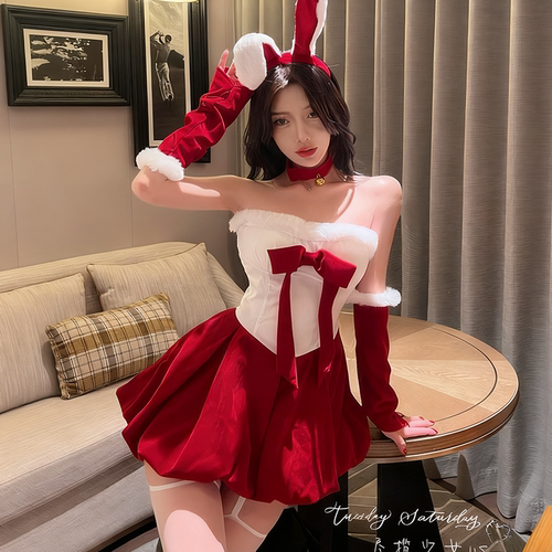 圣诞战袍战衣cos制服性感连衣裙