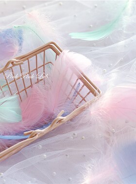 精选韩风少女心小物粉色蝴蝶结铁艺收纳篮ins家居装饰摆件