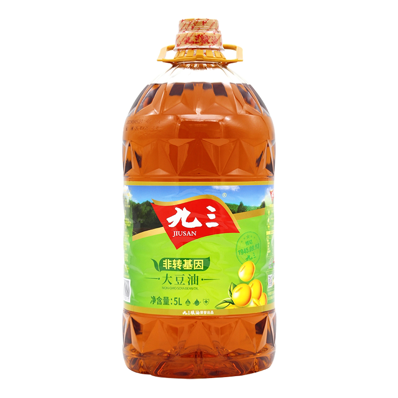 九三非转基因大豆油黑龙江北大荒纯东北健康食用油5l三级包邮