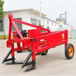 链条式起垄收割机河南山东链条式花生收割机大蒜收获机四轮车牵引